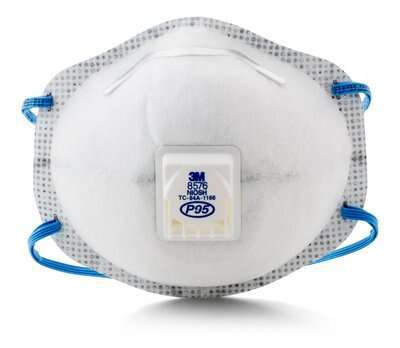 3m Particulate Respirator 8576 P95 Pack Of 10 Nuisance Level Acid Gas Relief 3m Cool Flow Exhalation Valve