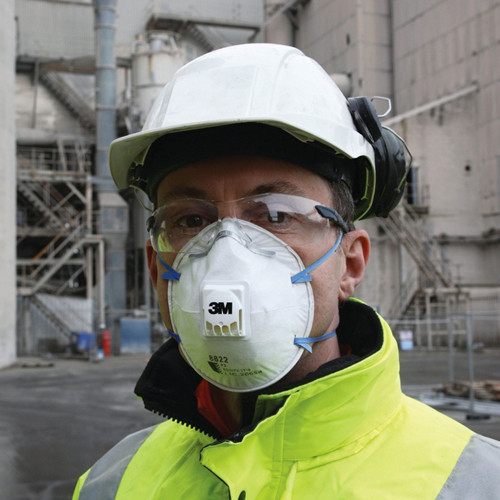 3m Disposable Respirator Ffp2 Valved 8822