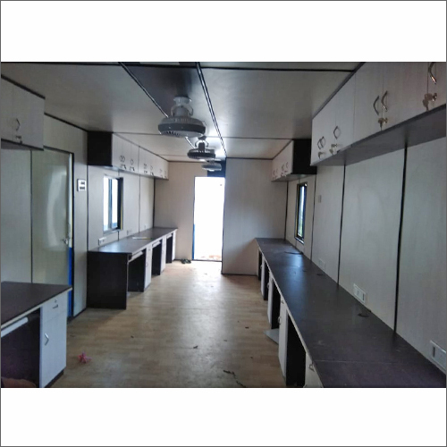 Portable Modular Interior Office - Steel Material, Various Dimensions | Thermal Insulation, Double Glazed Windows, Security Doors, Customizable Layout, Easy Installation, Space-saving, Environmentally Friendly