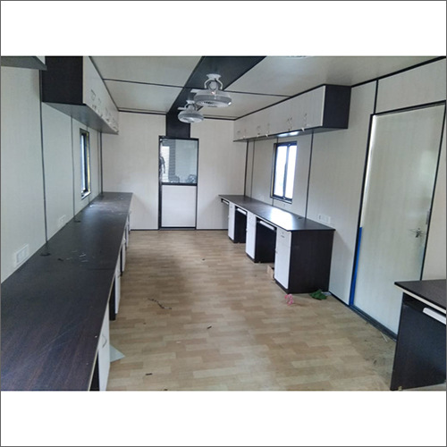Portable Modular Interior Office - Steel Material, Various Dimensions | Thermal Insulation, Double Glazed Windows, Security Doors, Customizable Layout, Easy Installation, Space-saving, Environmentally Friendly