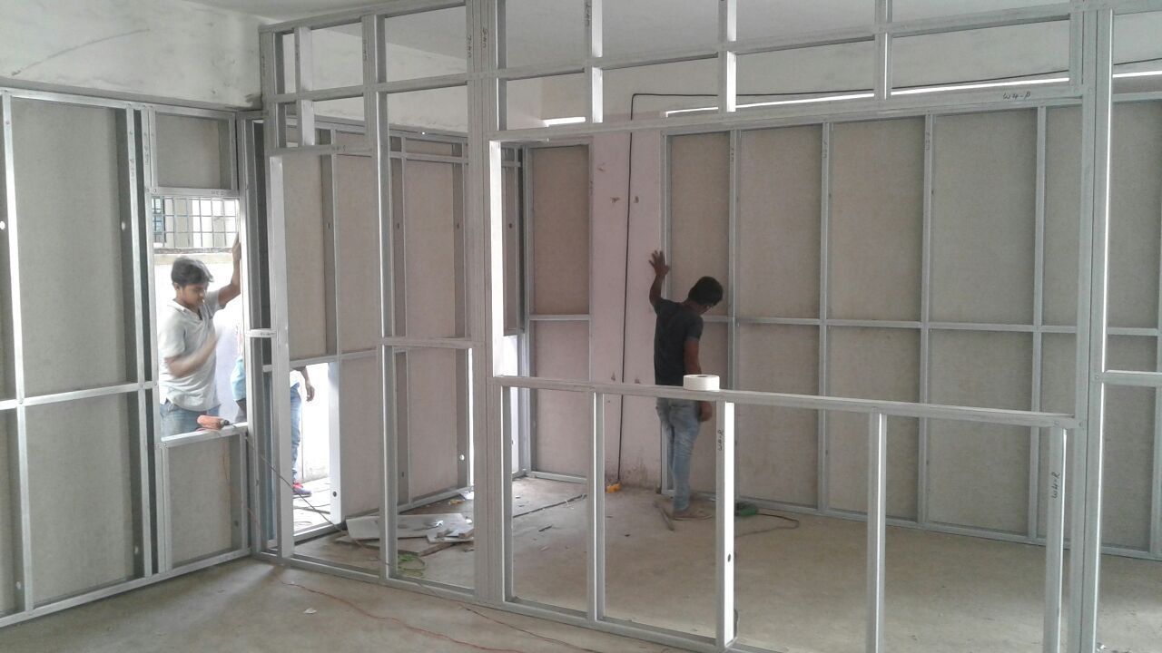 V Board Wall Partition
