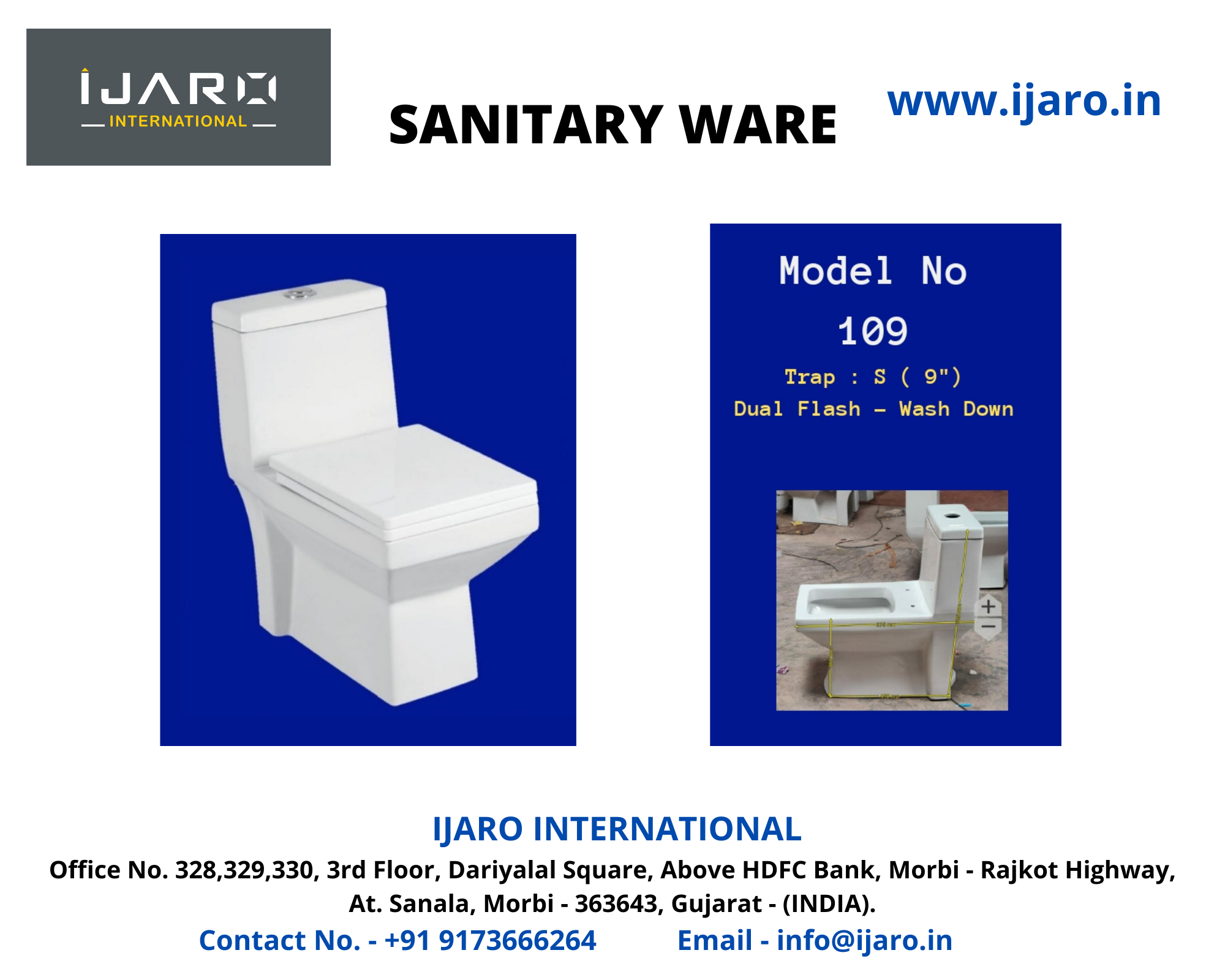 One Piece Toilet - Ceramic, 600 X 360 X 750 Mm , Dual Flush, Soft Close Seat, Wall Hung, Elegant White Finish