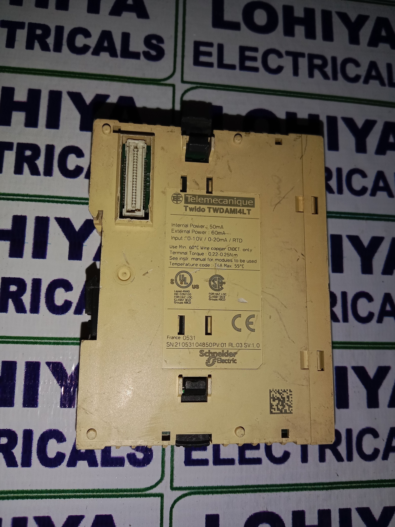 Schenider Anlog Input Module Twdai4lt