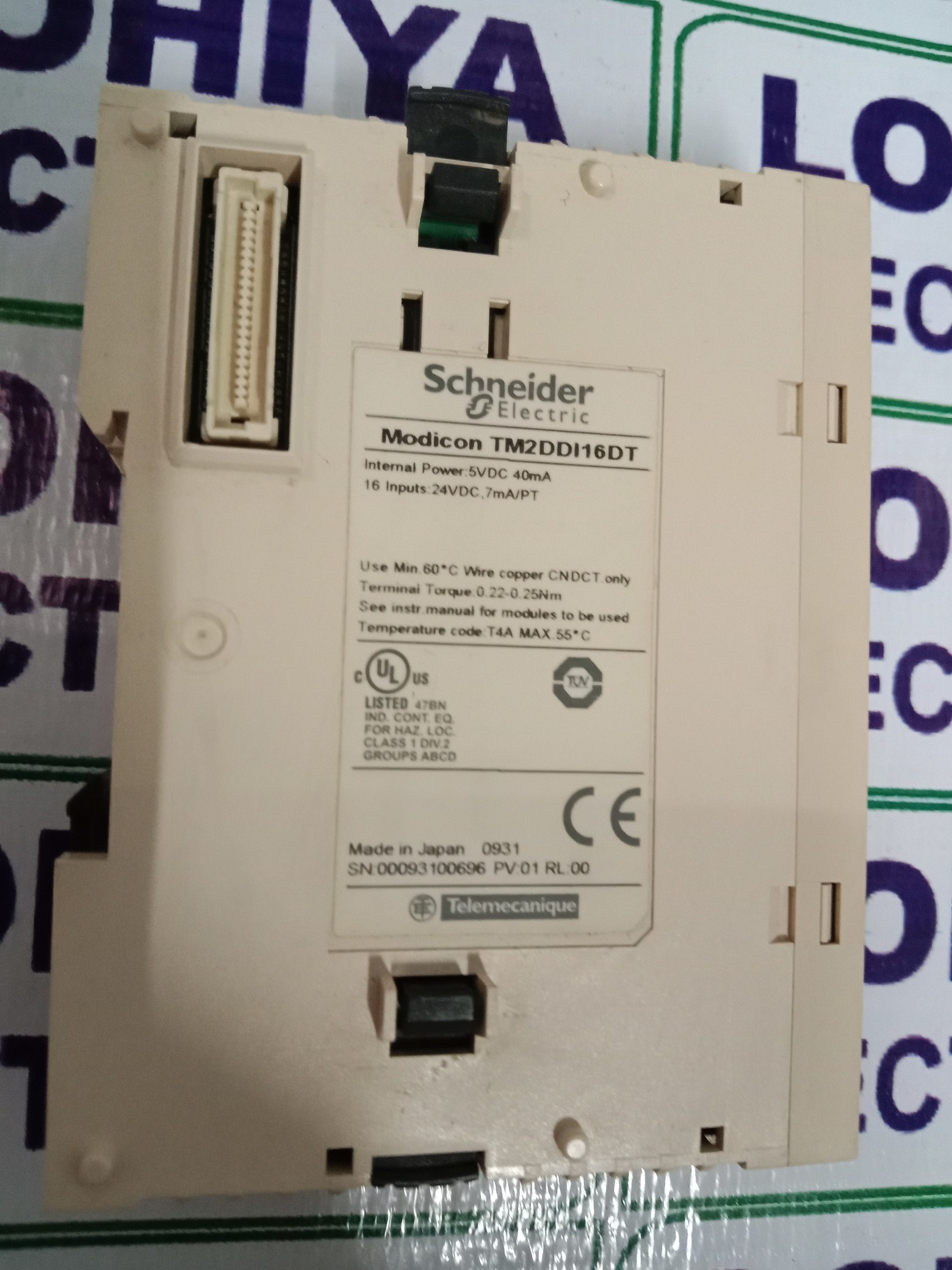 Schenider Anlog Input Module Tm2ddi16dt