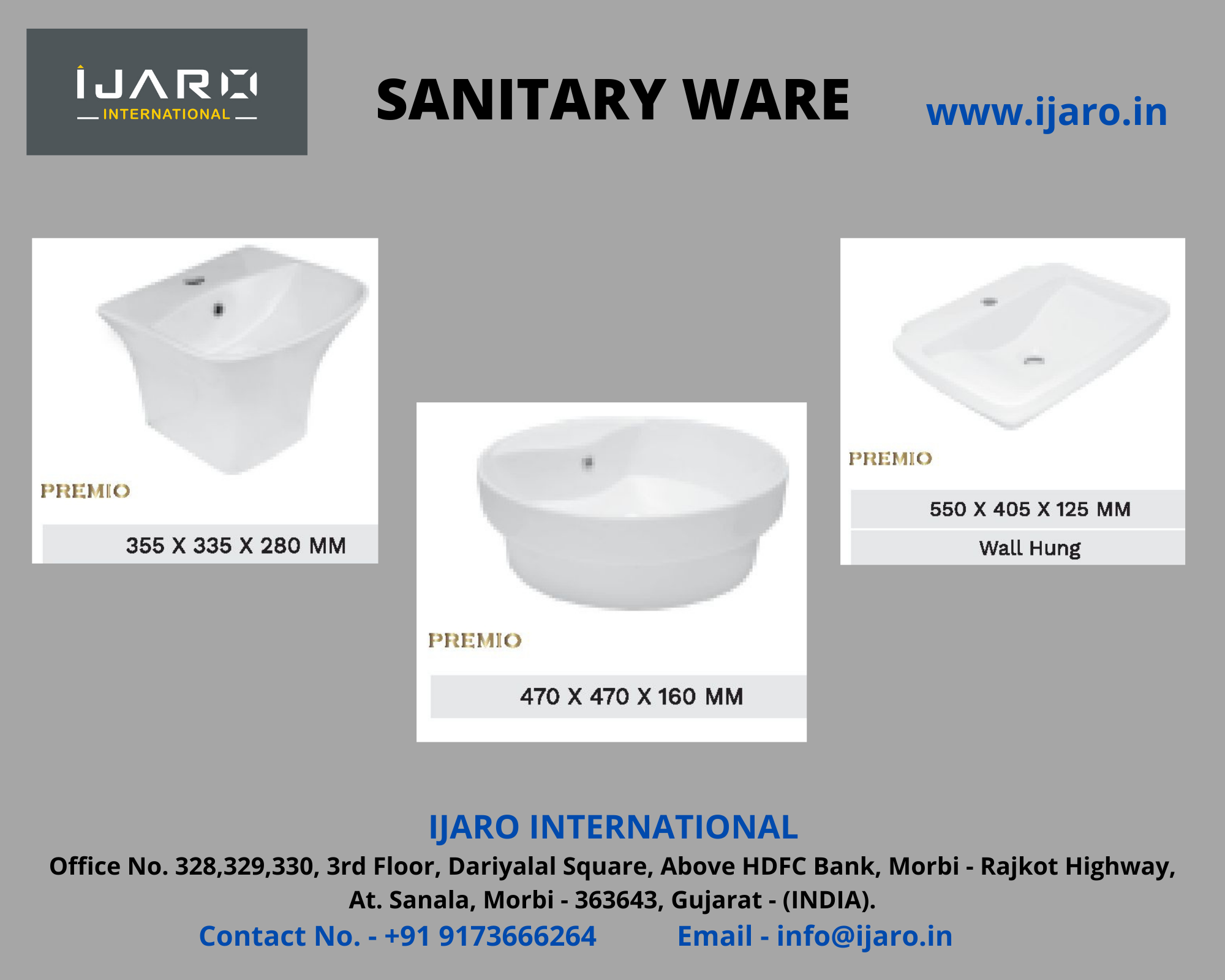 White One Piece Basin