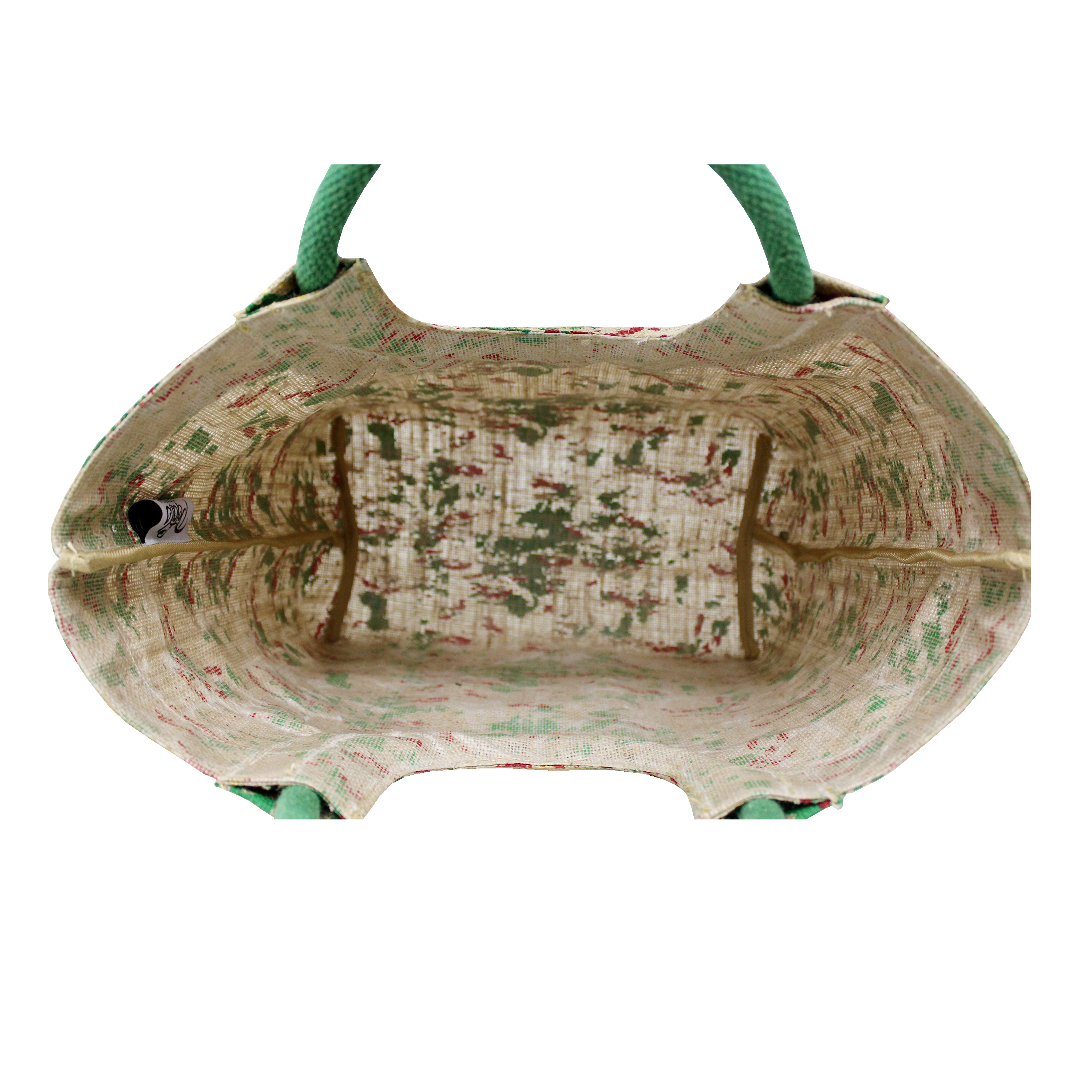 Available In All Color Round Padded Rope Handle Jute Bag