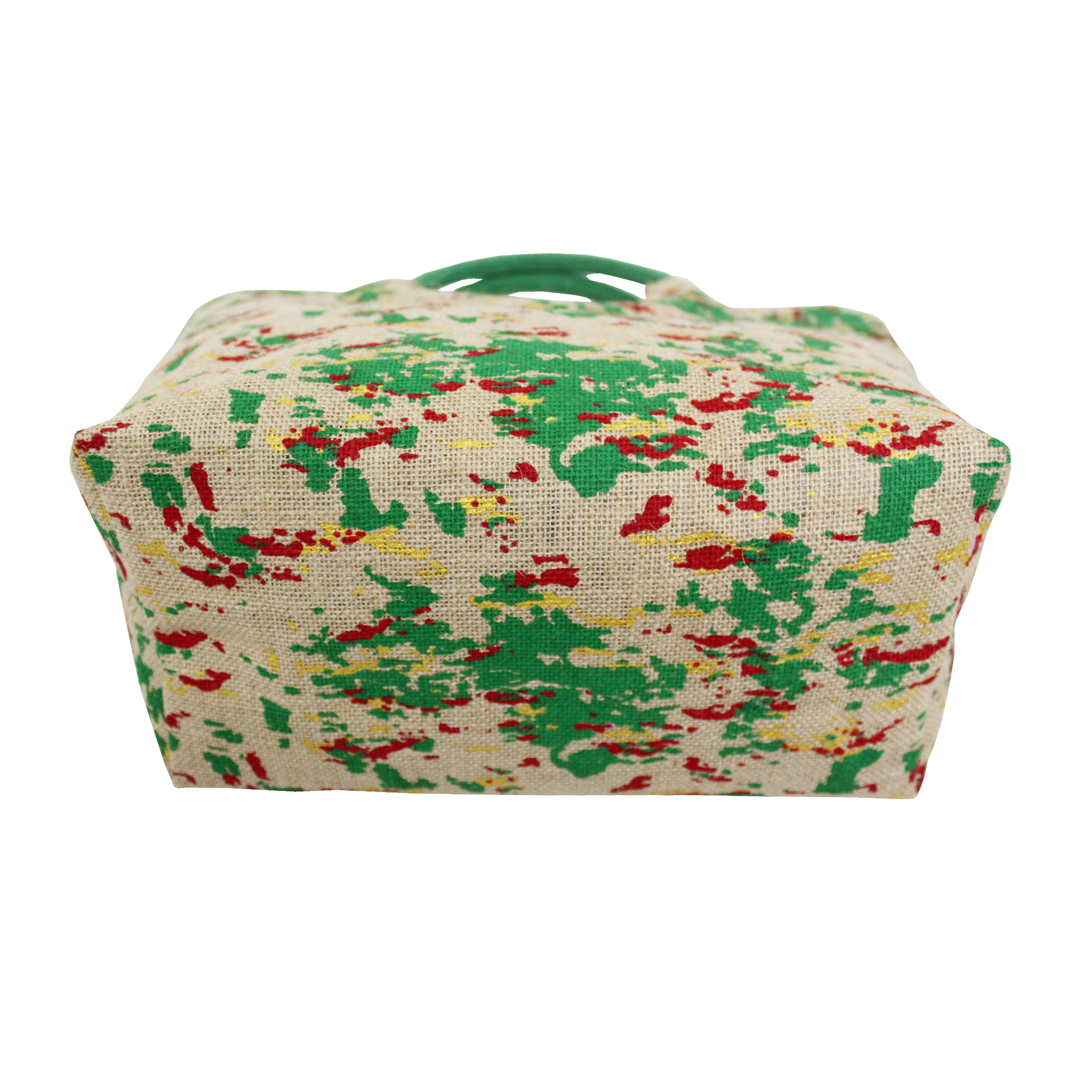 Available In All Color Round Padded Rope Handle Jute Bag