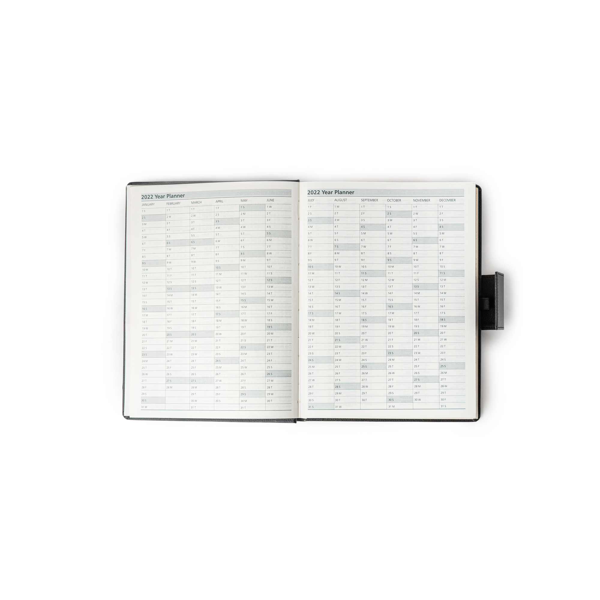 Mahavir Executive A5 Diary - High-quality Pu Leather, 432 Pages, One Day To A Page Layout | Magnetic Flap, Satin Ribbon Bookmark, Eco-friendly, Gilt Edges, Durable Design