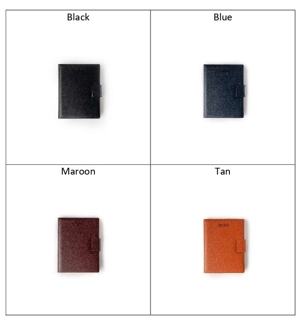 Mahavir Executive A5 Diary - High-quality Pu Leather, 432 Pages, One Day To A Page Layout | Magnetic Flap, Satin Ribbon Bookmark, Eco-friendly, Gilt Edges, Durable Design