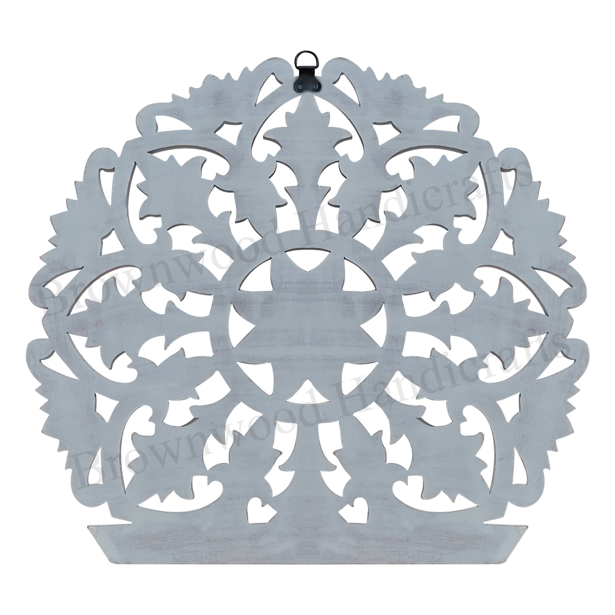 Mdf Wood Carved Wall Hooks Size: 23 X 23 Inch