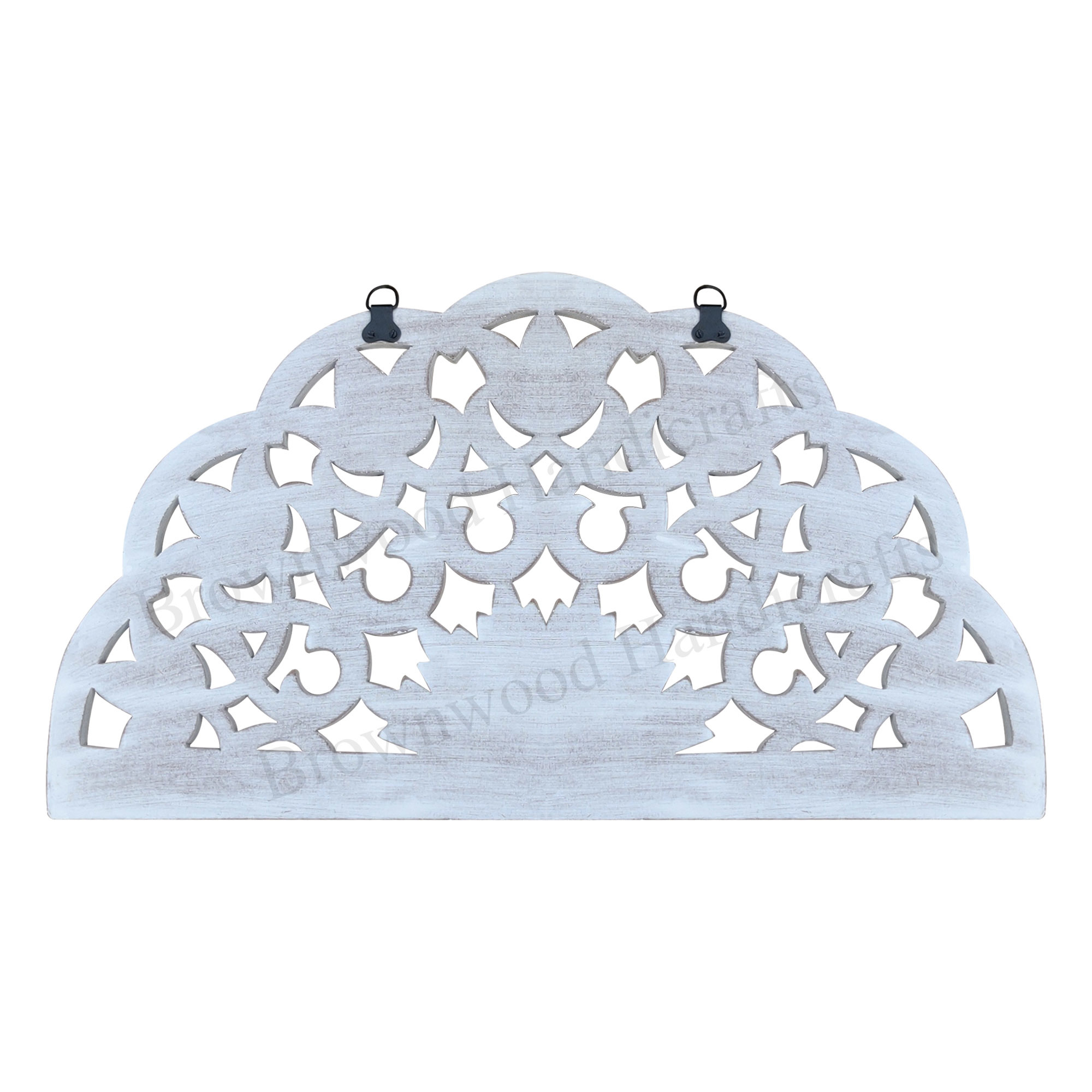 Mdf Wood Carved Wall Hooks Size: 24 X 12 Inch