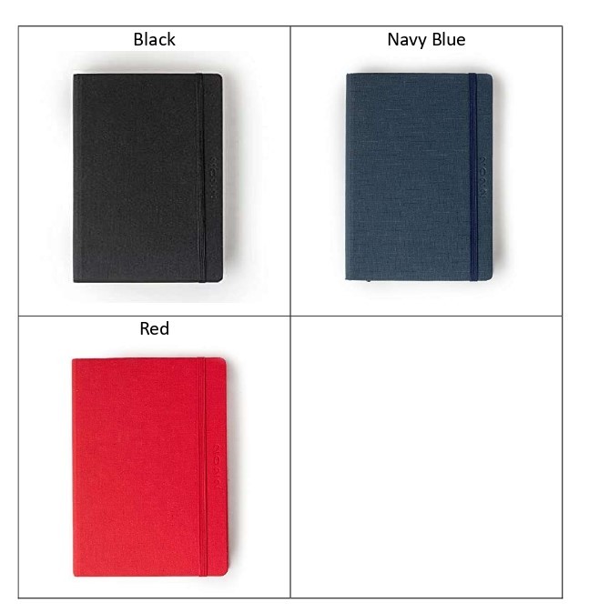 Mahavir Fabrica Diary 2022 - Premium Linen A5 Size, 432 Pages One Day Per Page Layout, Satin Ribbon Bookmark, Elastic Band Closure, Environmentally Friendly Acid-free Paper
