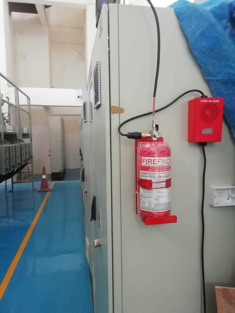 Server Rack Fire Suppression System - Mild Steel, 1.2x0.55x0.55 Meter, Red | 50hz, 230v, Fire Fighting Application, 12 Month Warranty