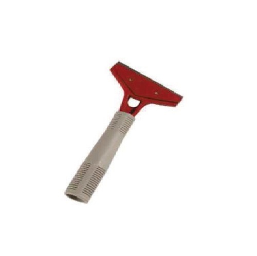 Floor Scraper - Steel & Plastic, 10x2 Inches Blade, 8 Inches Handle, Red, 1.5 lbs Weight, 1 Year Warranty