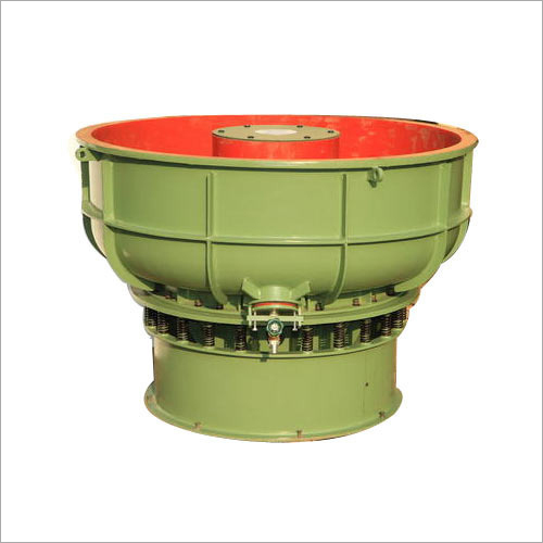 Green Vibratory Bowl Finishing Machine