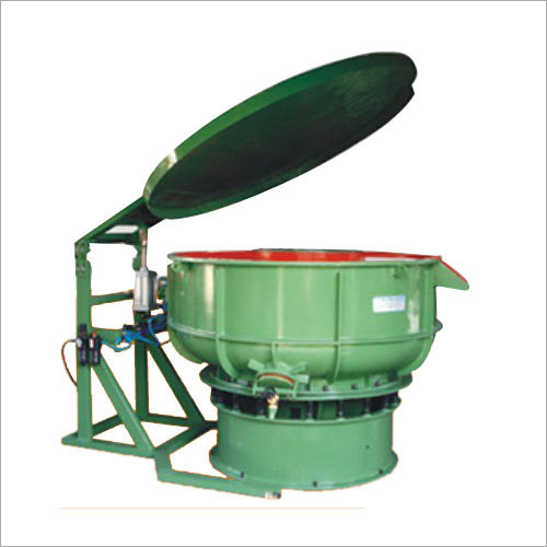 Vibratory Bowl Finishing Machine - MS, 1.5 Ton Lifting Capacity | Semi-Automatic, 240V, Green, User-Friendly
