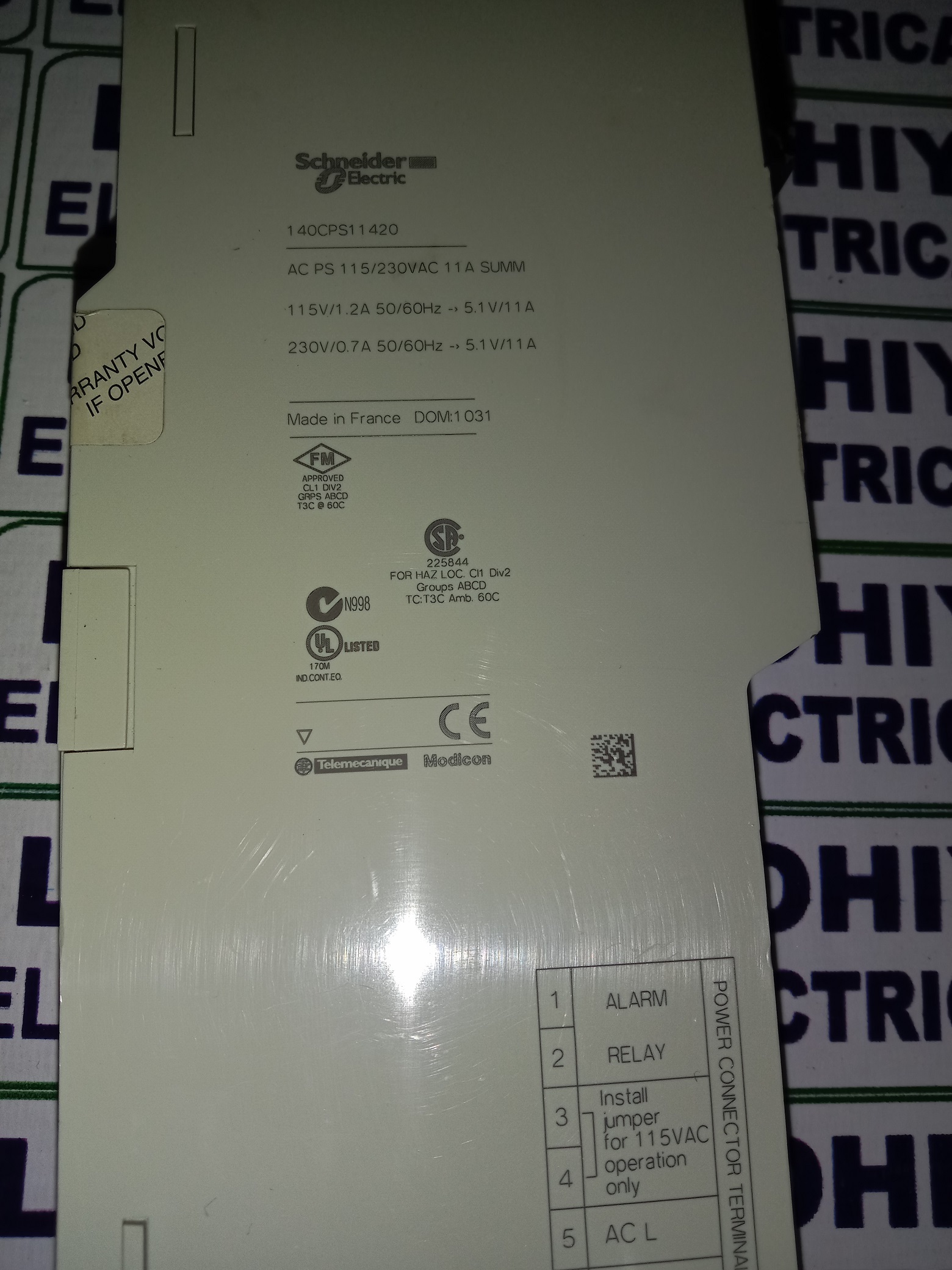 Schenider Power Supply Module 140cps11420