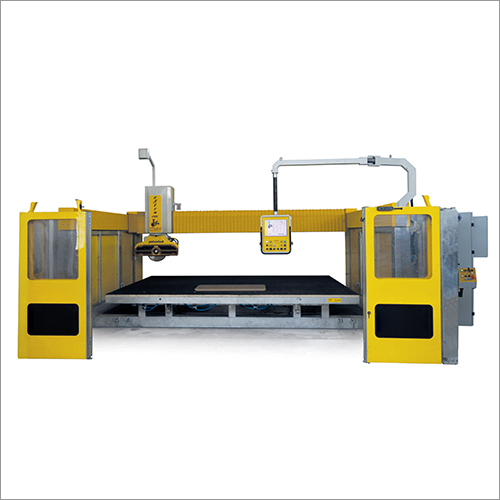 White Monoblock Cnc 5 Axis Sawing Machine