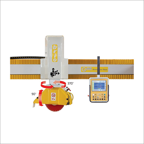 White Monoblock Cnc 5 Axis Sawing Machine