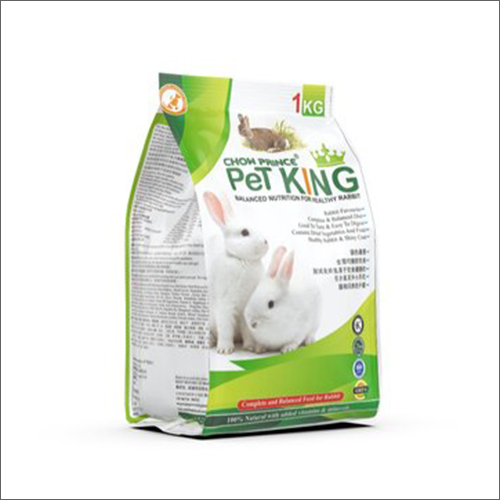 1 kg Rabbit Feed - Dry Pallet Food, 36-Month Shelf Life, Automatic Processing, Zip Pouch Packaging | Suitable For Rabbit, Grade Feed