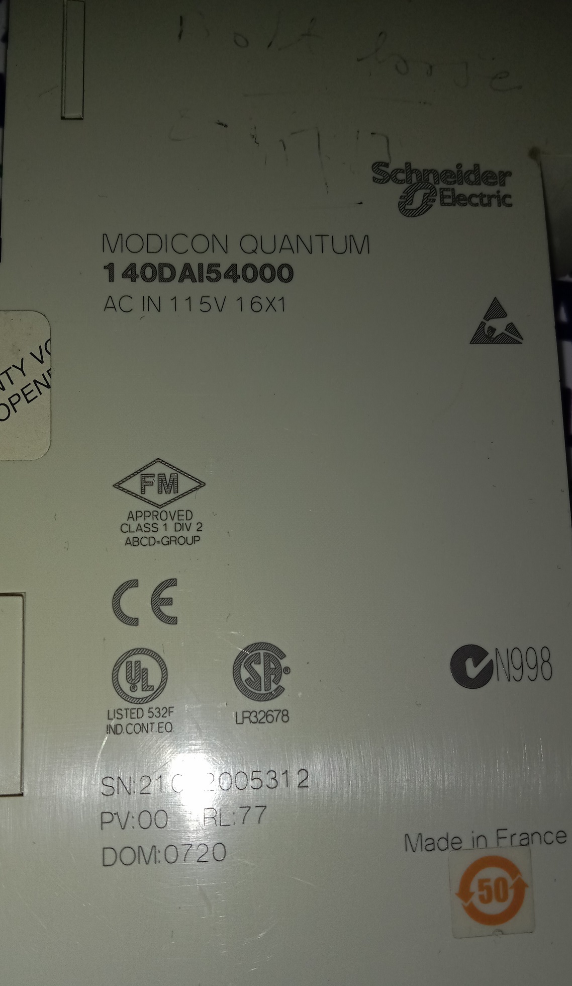 Schenider Electric Power Supply 140dai54000