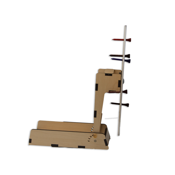 Table Top Manual Rotating Pegboard