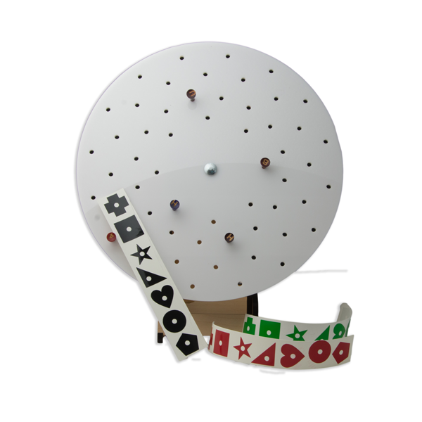 Table Top Manual Rotating Pegboard