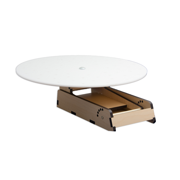 Table Top Manual Rotating Pegboard