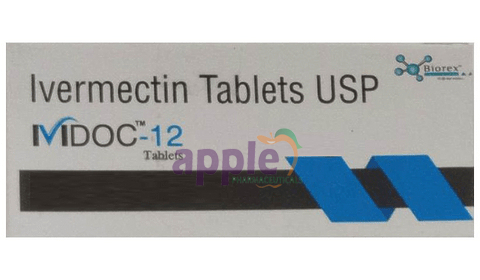 इविडोक 12mg टैबलेट