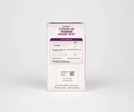 Carestart Covid-19 Antigen Home Test Kit