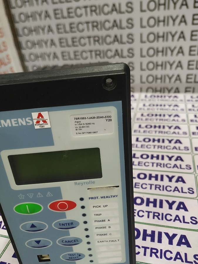 Siemens 7sr1003-1ja20-2da0-z/ddy20 Relay