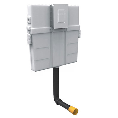 White Full Frame Concealed Cistern