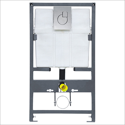 White Full Frame Concealed Cistern