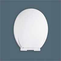 White Plastic Toilet Seat Cover