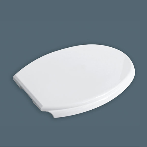 Front Toilet Seat Cover - Plastic Material, Floor Mounted Installation | White Color, Durable And Long-lasting Design