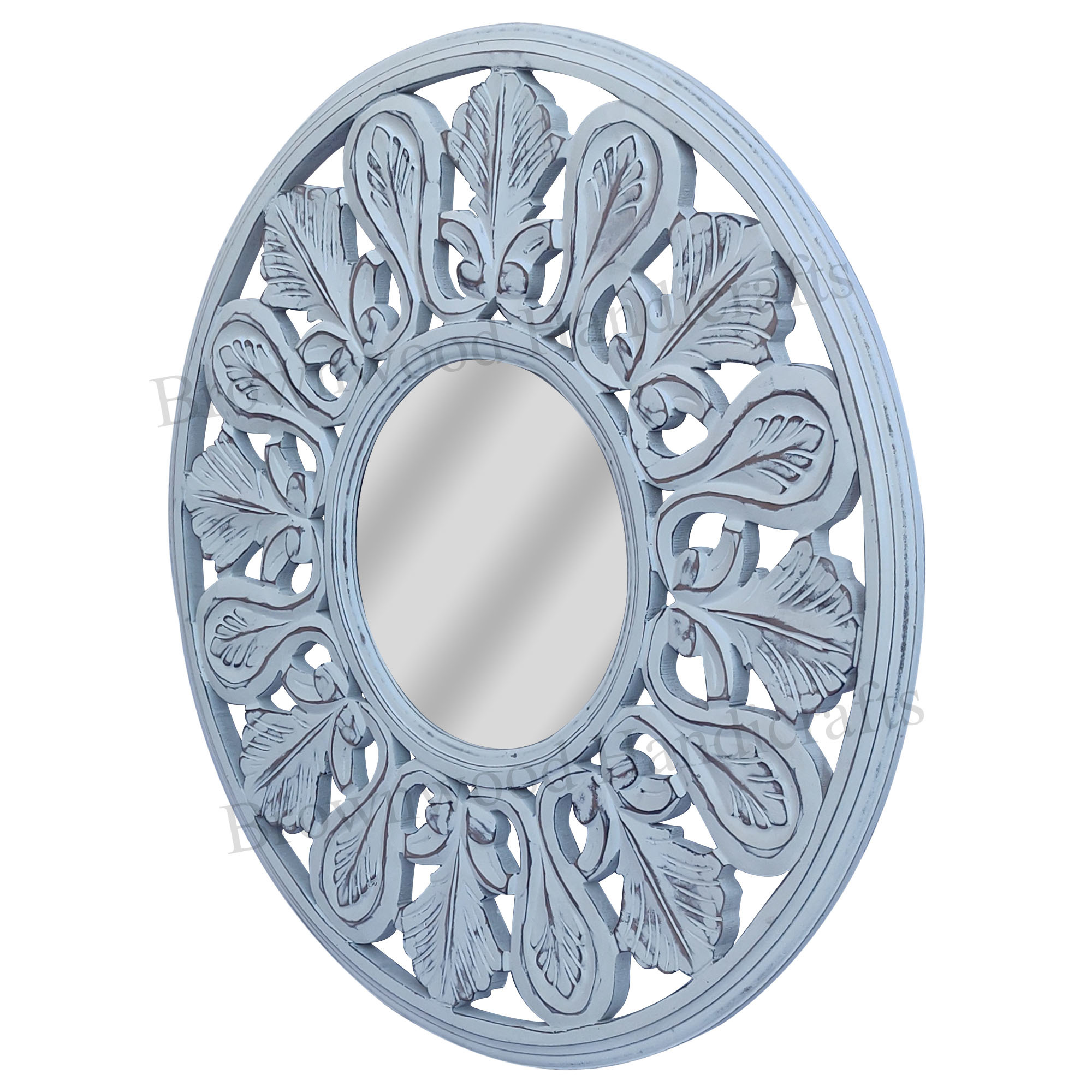 Mdf Carved Mirror Frame Size: 24 X 24 Inch