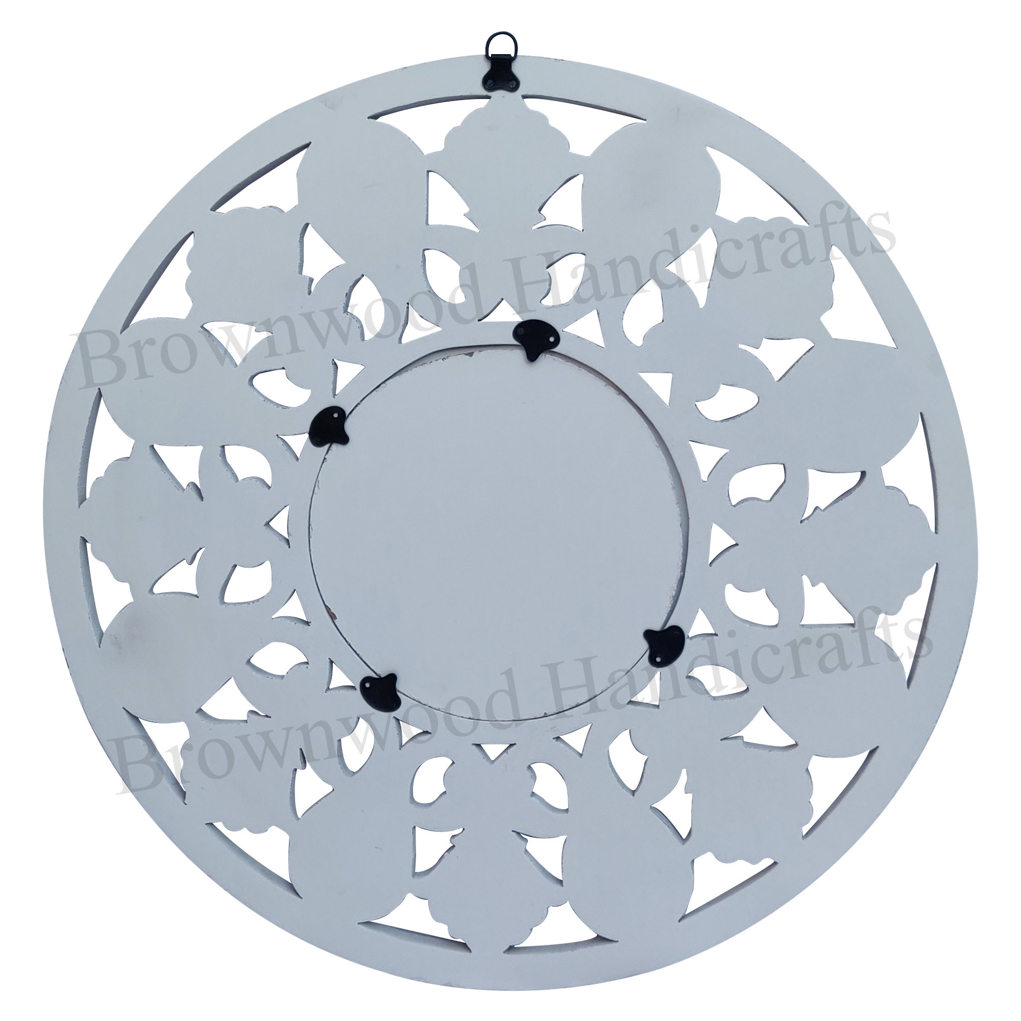 Mdf Carved Mirror Frame Size: 24 X 24 Inch