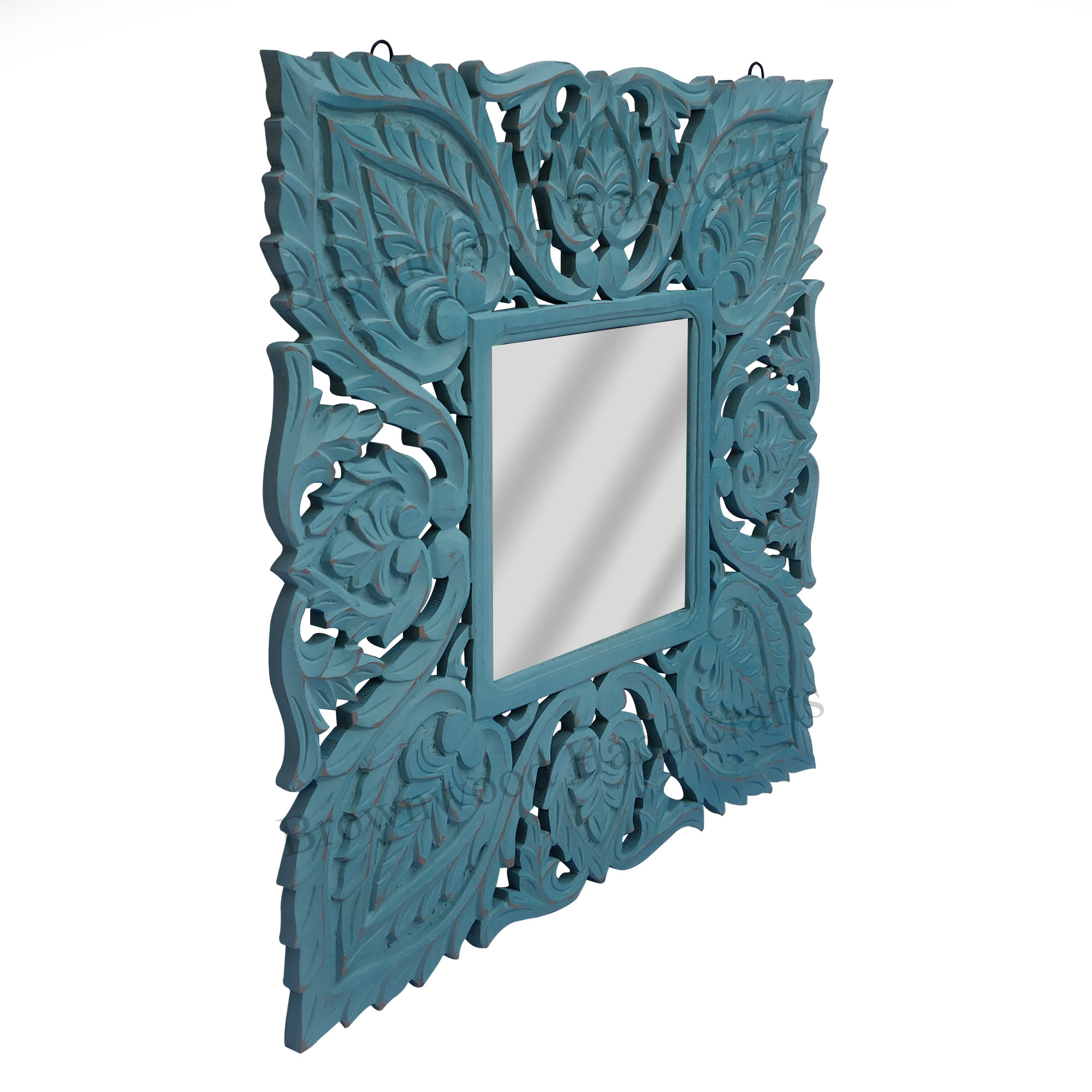 Mdf Carved Mirror Frame Size: 24 X 24 Inch