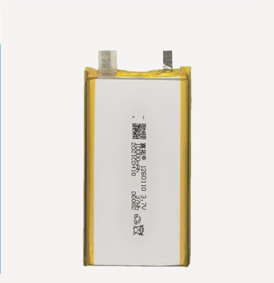 High Capacity Rechargeable 3.7v 10000mah Lithium Polymer Battery 1260110 - Material: Lithium-polymer , Nominal Voltage: 3.7v Flat Design For Versatile Applications