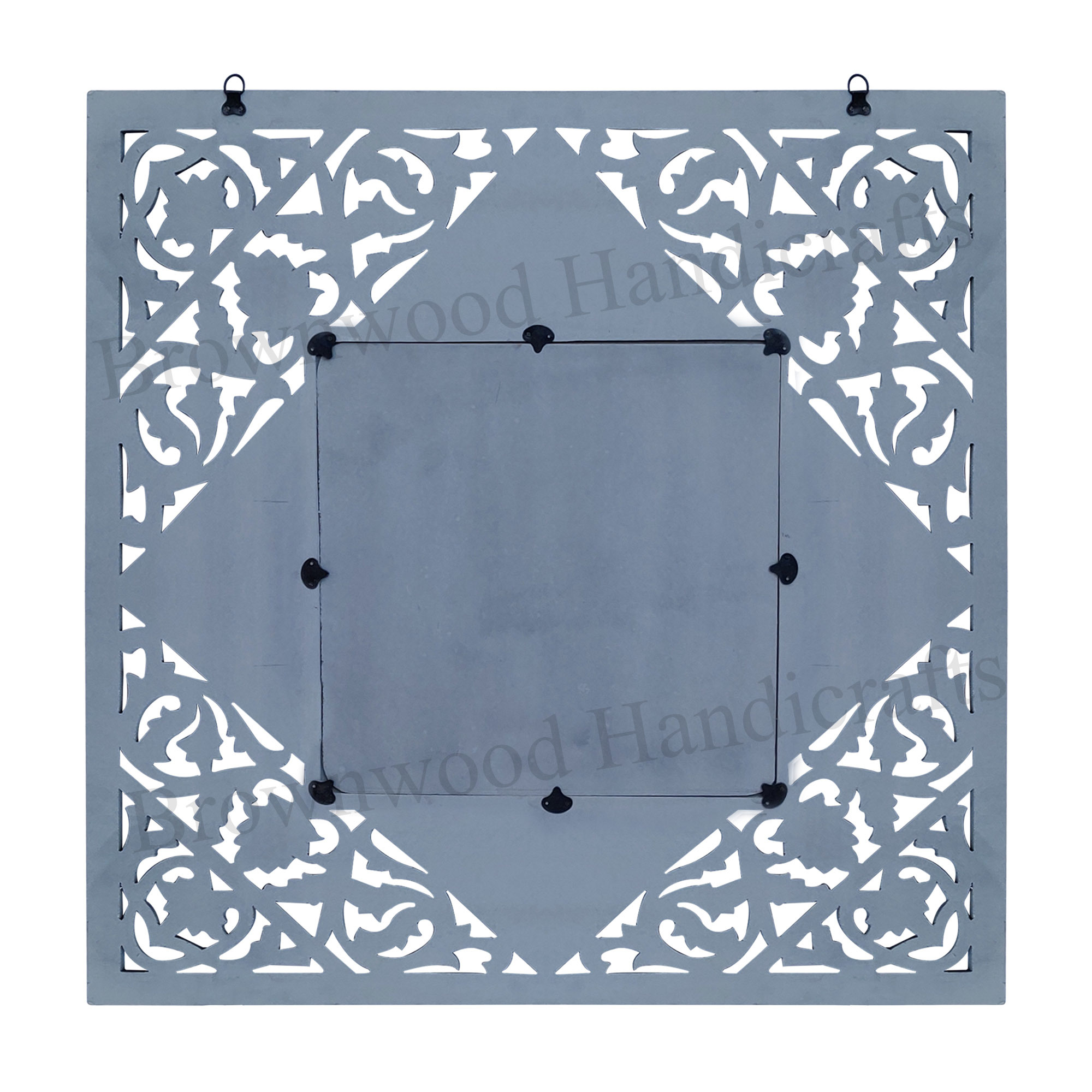 Mdf Carved Mirror Frame Size: 36 X 36 Inches