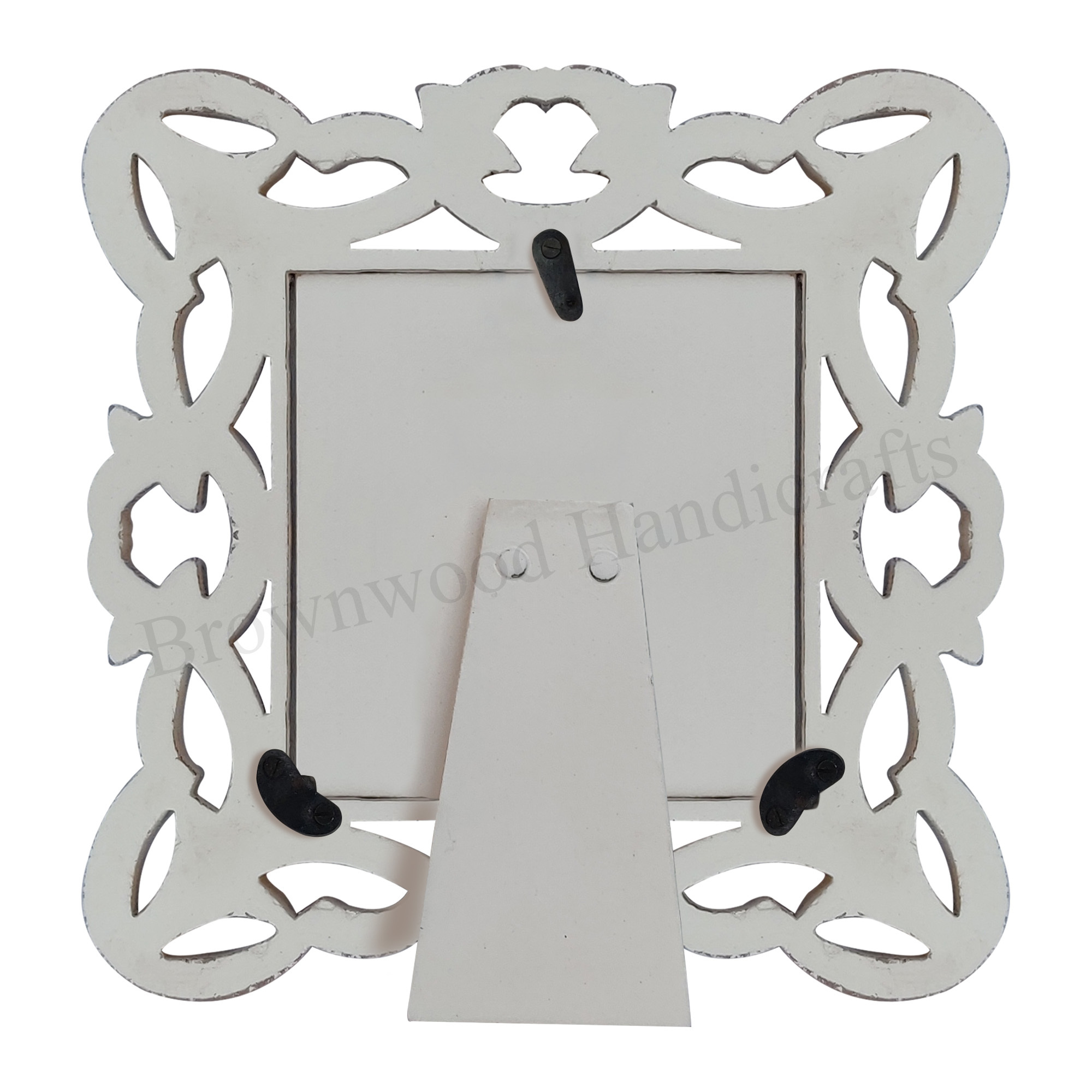 Square Mdf Wood Carved Photo Frame
