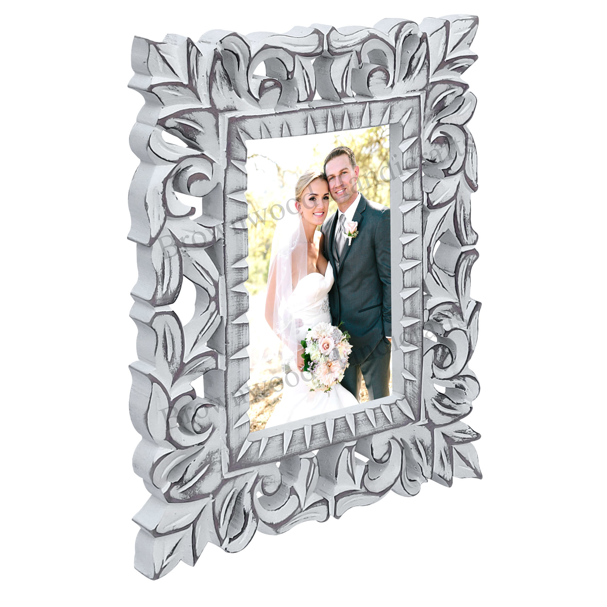 Mdf Wood Carved Photo Frame