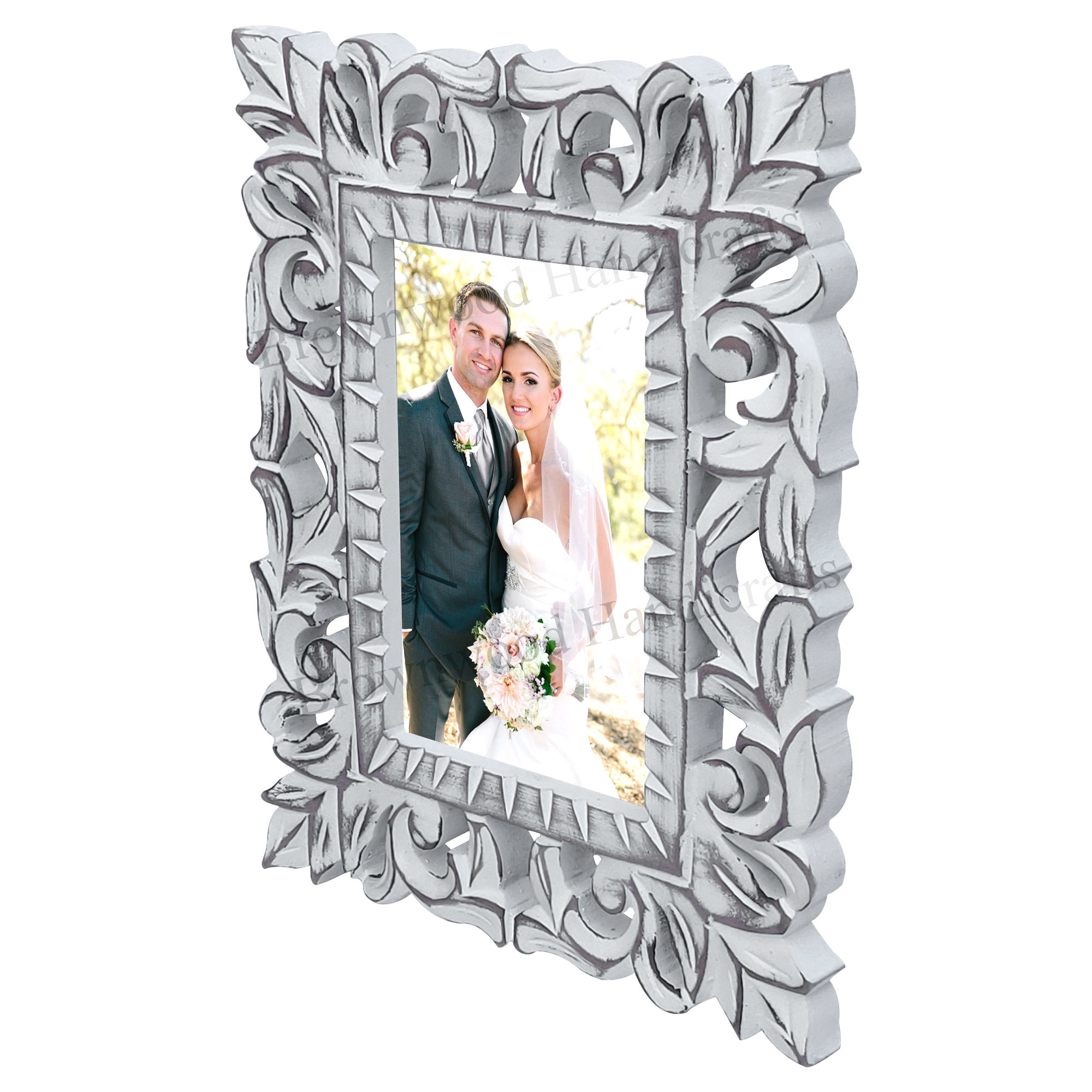 Mdf Wood Carved Photo Frame