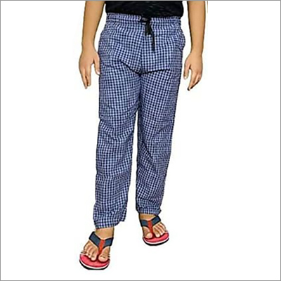 Washable Mens Check Printed Track Pant