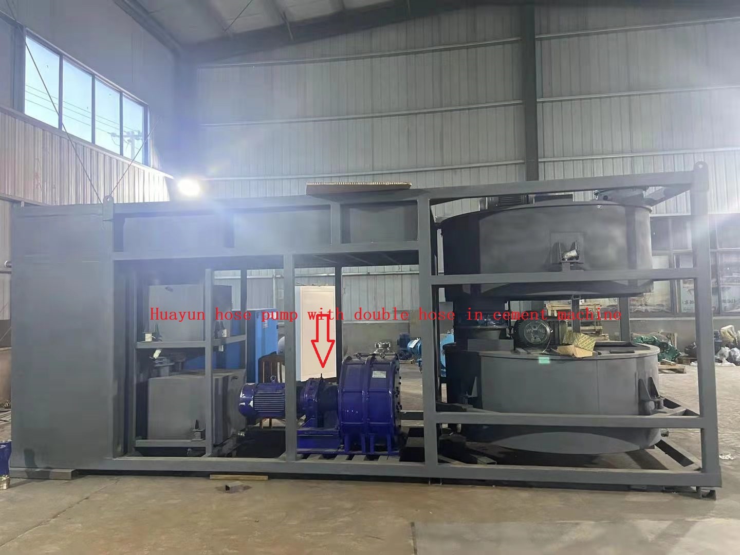 Concrete Peristaltic Hose Pump