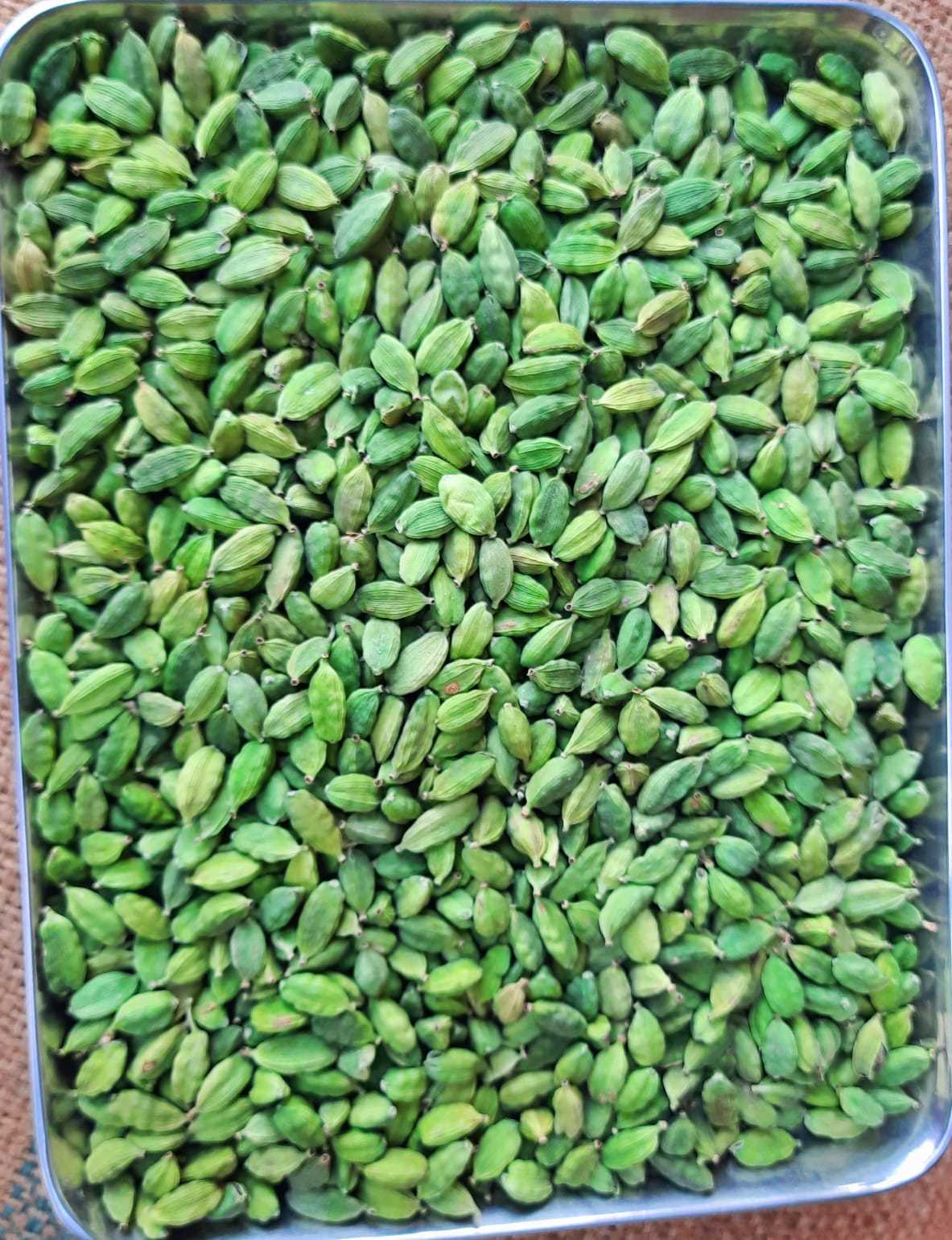 Cardamom - 8mm Bold, Dark Green Grade A Raw Pieces | Aromatic Superfood For Culinary And Medicinal Uses