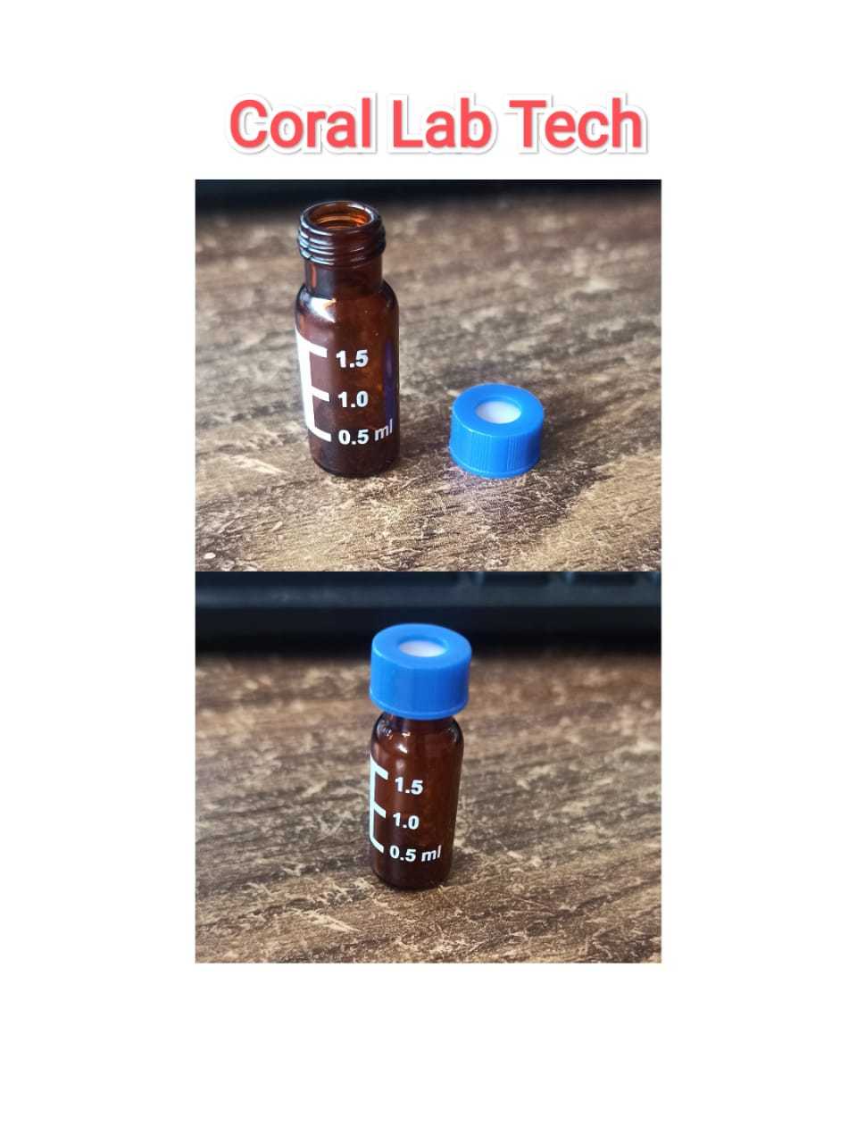 Hplc Vial 1.5 Ml(1.5ml 9mm Short Thread Vial Nd9) - Color: Clear