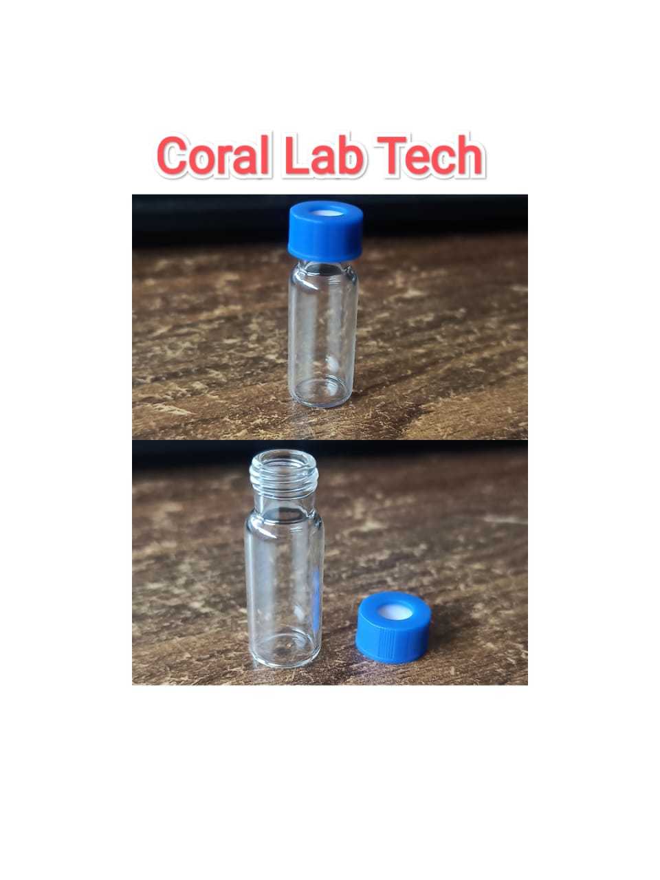 Hplc Vial 1.5 Ml(1.5ml 9mm Short Thread Vial Nd9) - Color: Clear