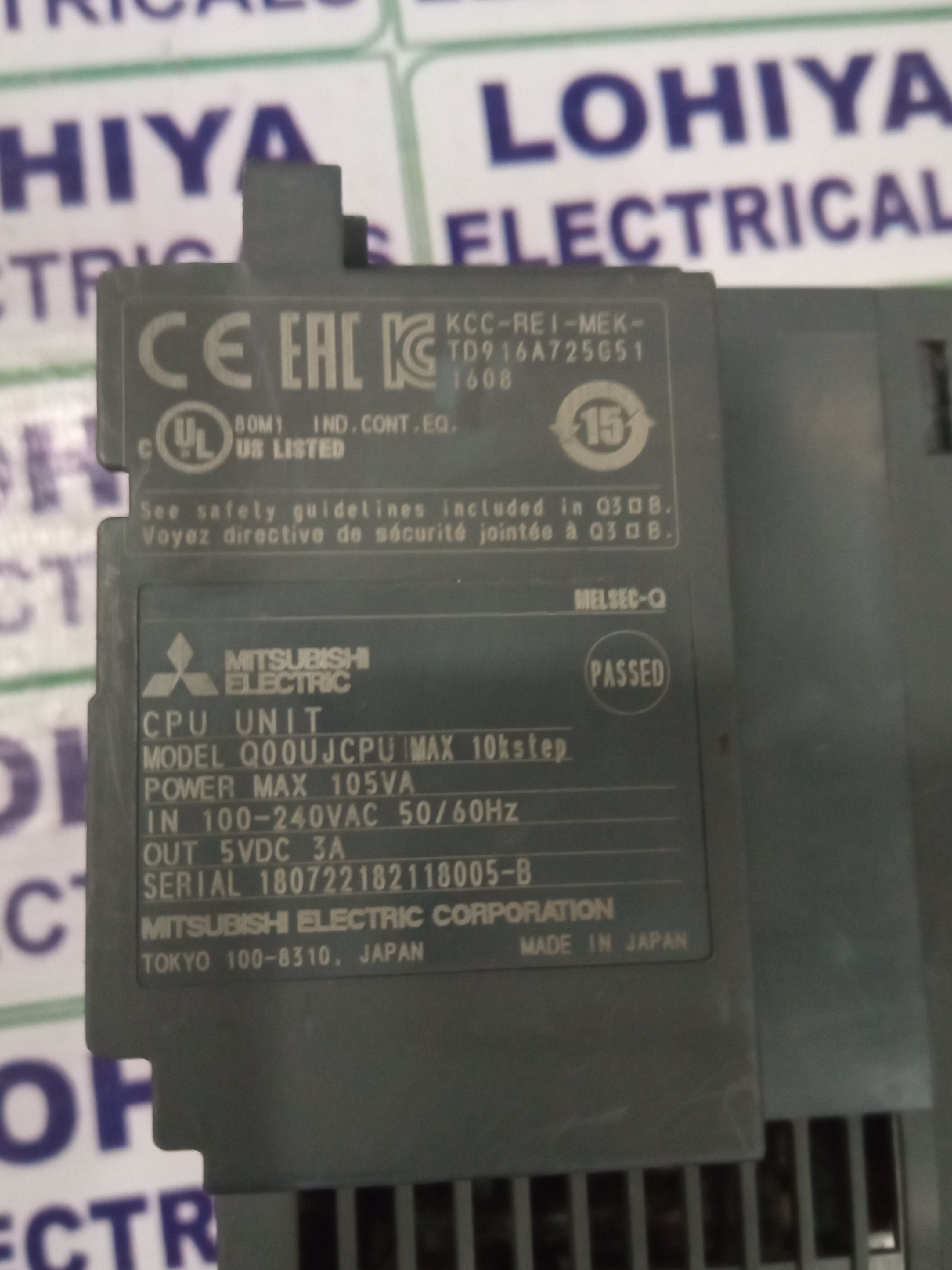 Mitsubishi Cpu Module Q00jccpu