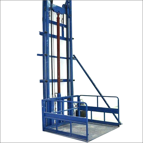 Warehouse Cargo Lift - Mild Steel, 30 Feet Height, 5-6 Tonne Capacity | Indoor/Outdoor Use, Galvanized, Easy to Operate